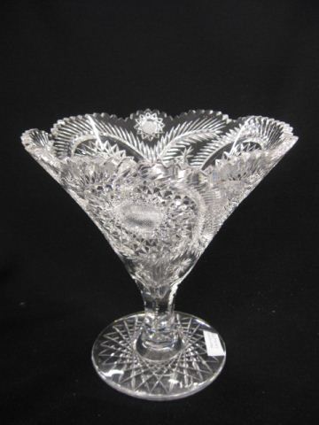 Large Art Glass Vase unusual featheringand