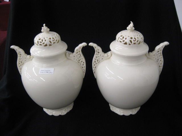 Pair of Lenox Porcelain Covered