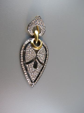 Diamond Pendant over 200 diamonds 14d13f