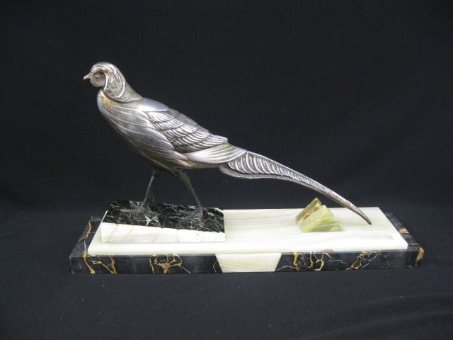 Art Deco Sculpture of a Pheasant 14d15b