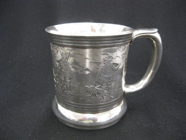 Victorian Silverplate Mug elaborate