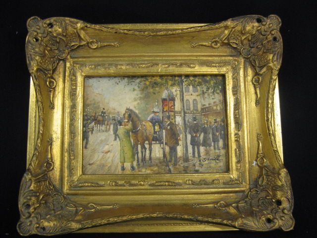 B Smith Oil French Street Scene 14d18f