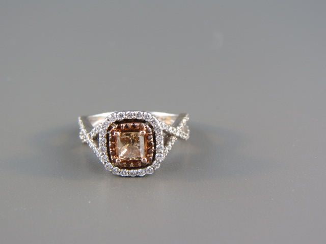 Diamond Ring fancy light brown 14d190