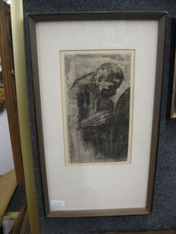 Kathe Kollwitz etching ''Mourning