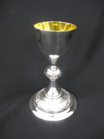 Irish Silver Plate Communion Chalice