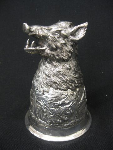 Victorian Figural Silver Stirrup 14d215