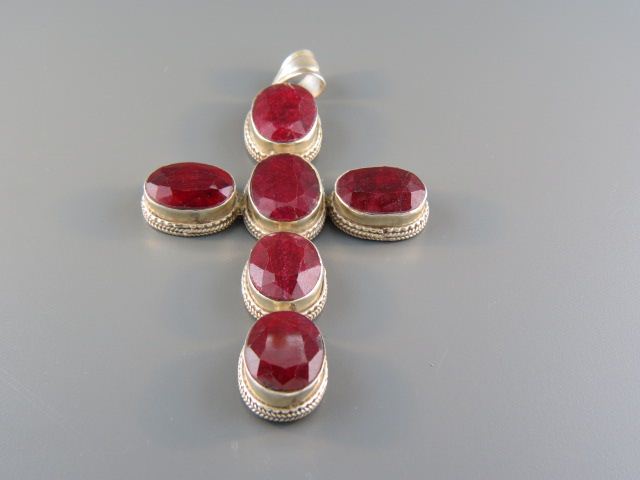Ruby Cross six rich African gems totaling