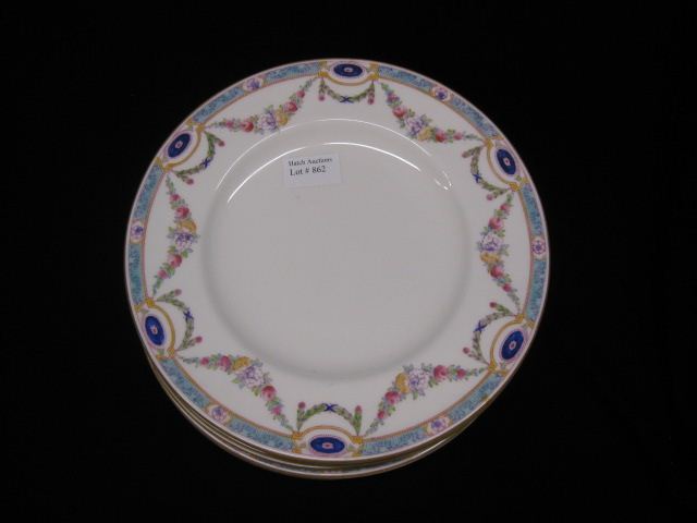 9 Royal Worcester Porcelain Plates 14d242