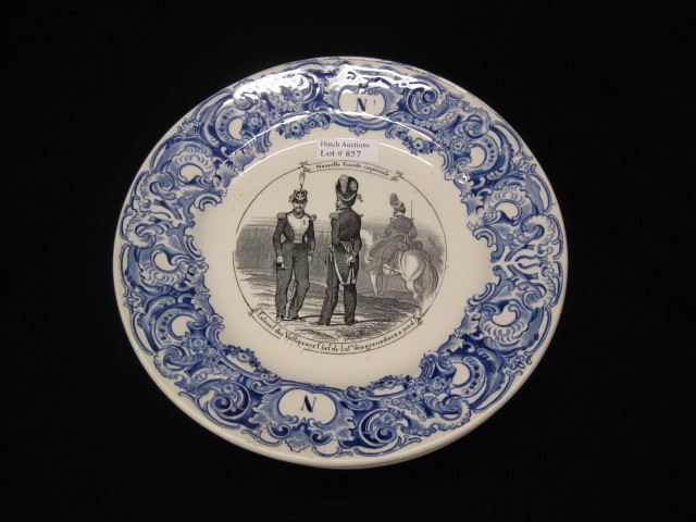 5 French Napoleonic Ironstone Plates