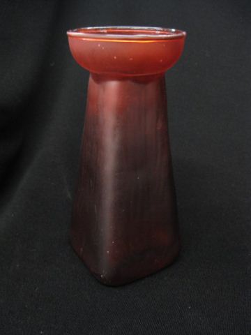 Loetz Art Glass Vase scarce red