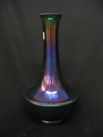Loetz Art Glass Vase deep purple 14d256