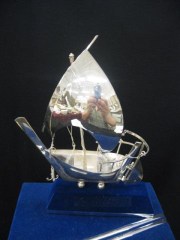 Sterling Silver Sailing Ship Model