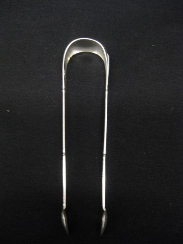 American Coin Silver Tongs 7  14d262