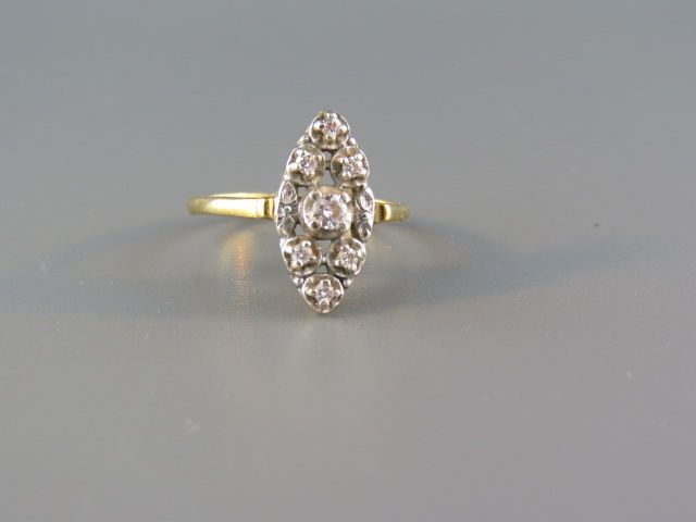 Diamond Ring 7 diamonds totaling