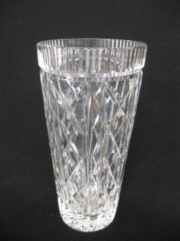 Waterford Cut Crystal Vase diamondand 14d283