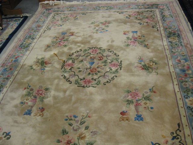 Chinese Sculptured Wool Rug room 14d290