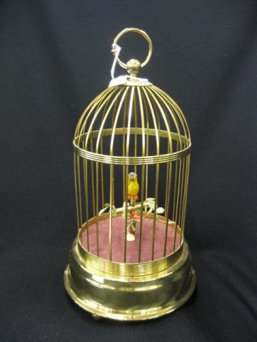 Singing Bird in Cage Mechanical