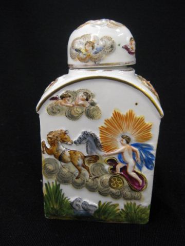 Capodimonte Porcelain Tea Caddy 14d2a7