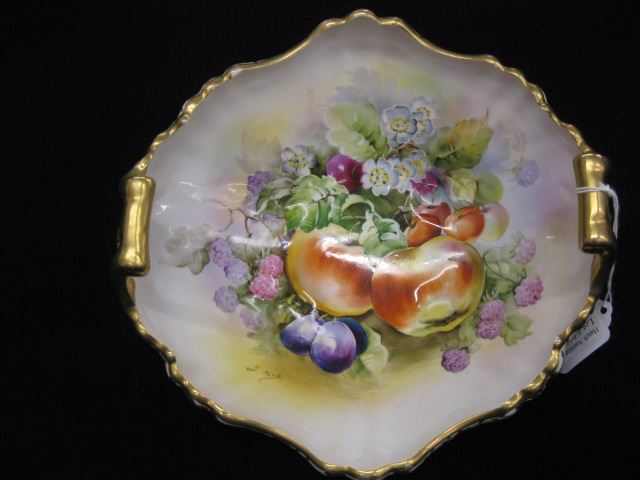 Nippon Handpainted Porcelain Bowl. footed