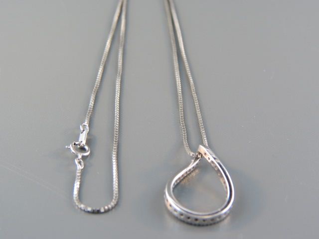 Diamond Pendant oval pendant with 14d2fc