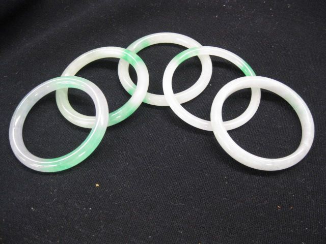 5 Jade Bangle Bracelets off white 14d31e