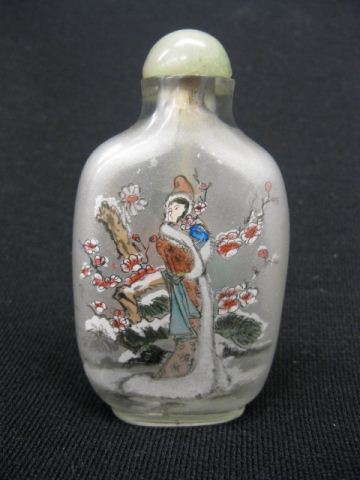 Chinese Snuff Bottle reverse painted 14d326