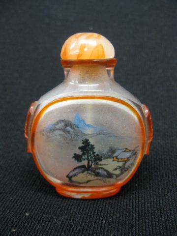 Chinese Snuff Bottle cameo glass