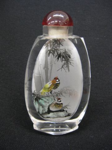 Chinese Snuff Bottle reverse painted 14d325