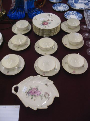 25 pcs. Royal Copenhagen HandpaintedChina