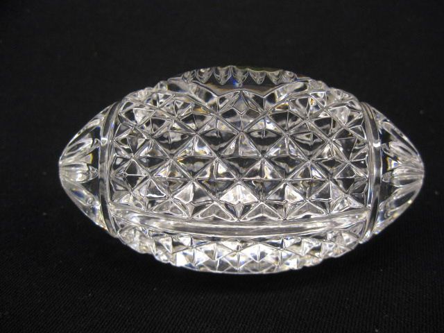 Waterford Cut Crystal Football 14d34c