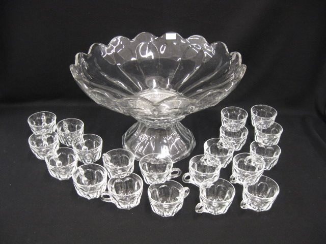 Heisey ''Colonial'' Glass Punchbowl
