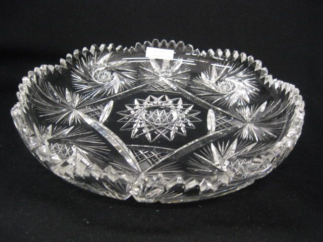 Cut Glass Serving Dish or Low Bowl