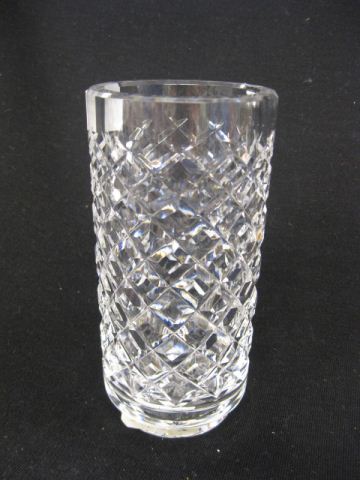 Waterford Cut Crystal Vase diamond design