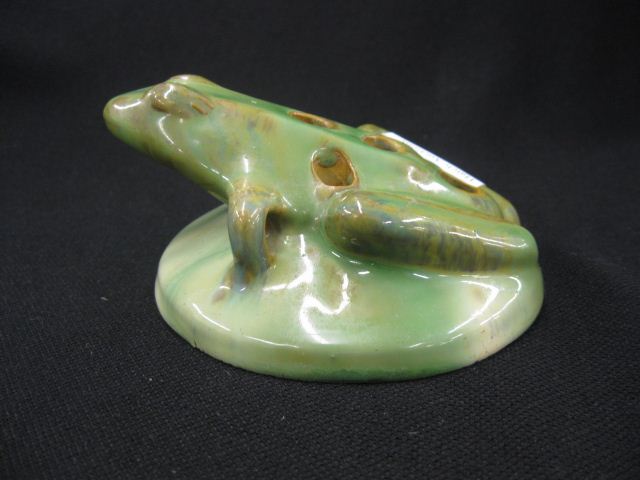Fulper Art Pottery Figural Frog 14d3a3