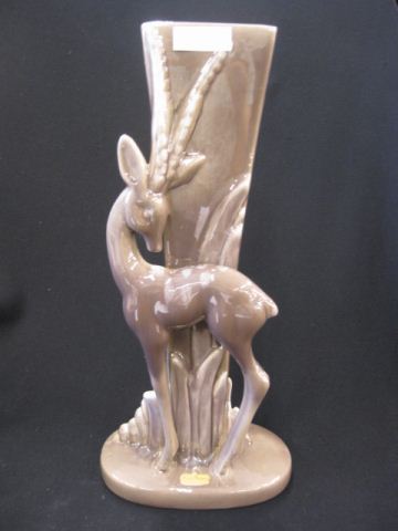 Royal Haeger Art Pottery Vase antelope