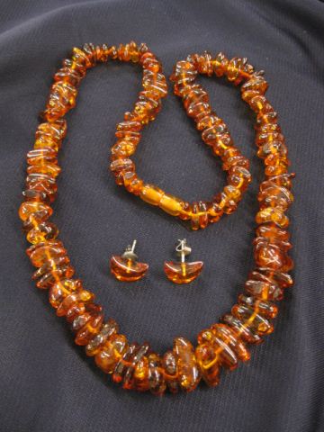 Amber Necklace Earrings 140 natural 14d3d1