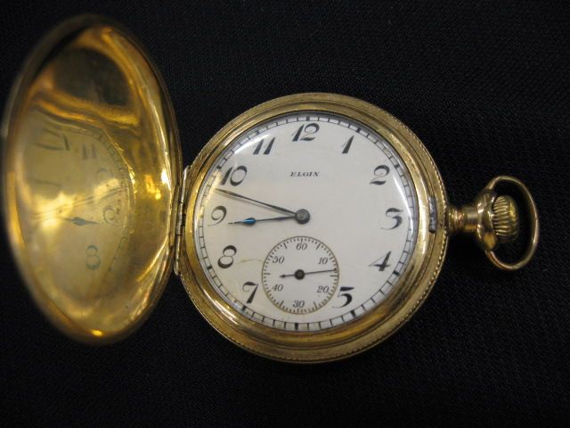 Elgin Pocketwatch gold filled hunting 14d3d2