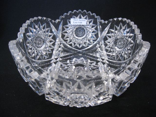 Cut Glass Bowl six-pointed star