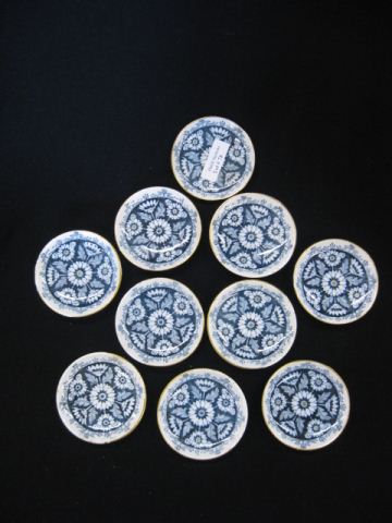 10 Wedgwood Ironstone Butter Pats 14d3f3
