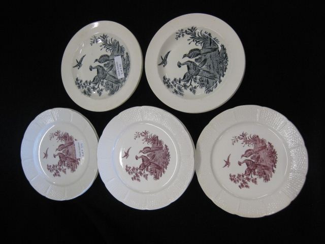 16 pcs Wedgwood Transferware China 14d3fa