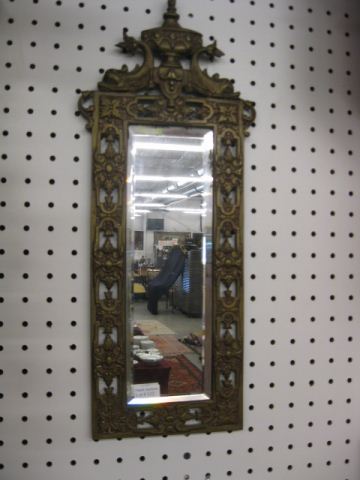 Victorian Brass Mirror fancy designs 14d418