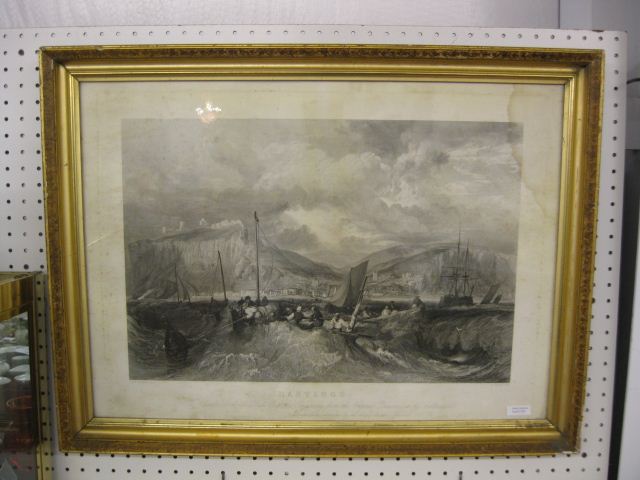 1851 Steel Engraving Hasting after 14d447