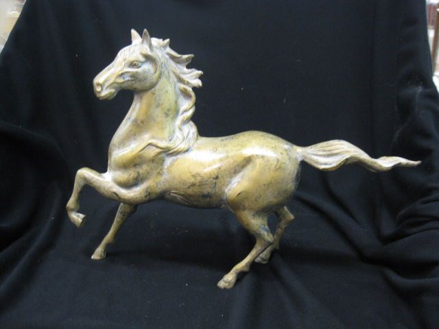 Brass Figurine of a Horse 11 tall