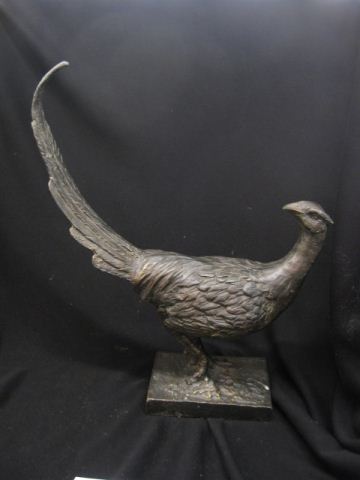 Cast Iron Figurine of a Pheasant 14d483
