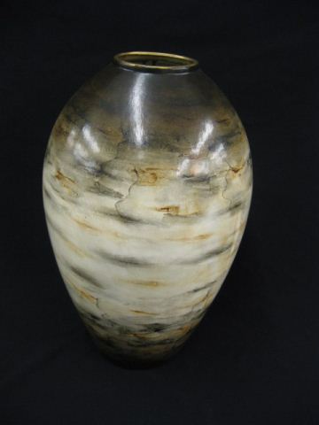 Large Porcelain Floor Vase naturalistic