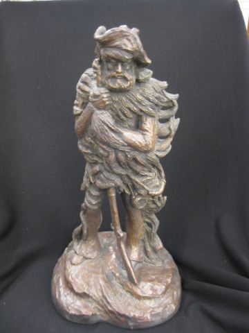 Bronze Statue of a Mountain Man
