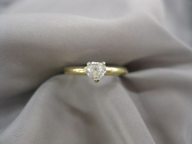 Diamond Ring heart shape diamond