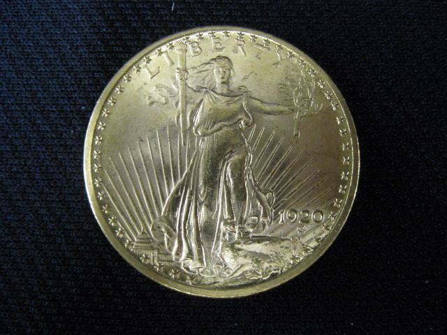 1920 U S 20 00 St Gaudens Gold 14d4cc