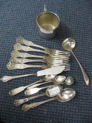 Silver Lot 13 Pcs. of Sterling