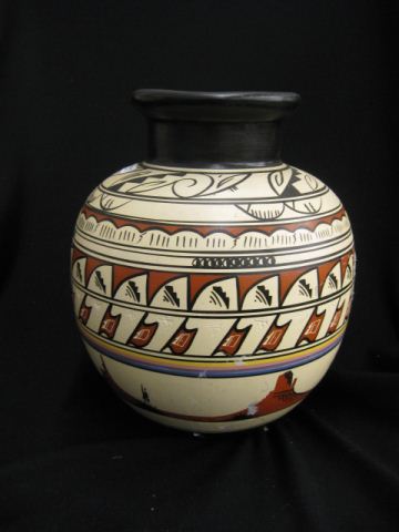 Navajo Indian Pottery Vase signed